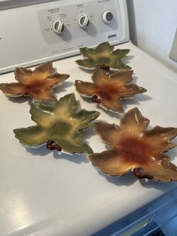 Fall Decorative  Tray Leaves 