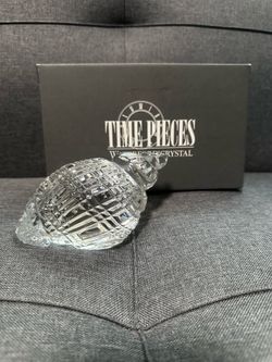 Waterford Crystal Shell Paperweight