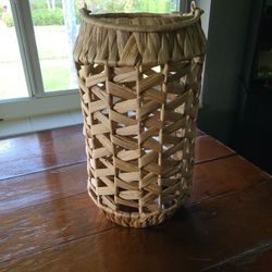 Beautiful Rattan Candle Holder 