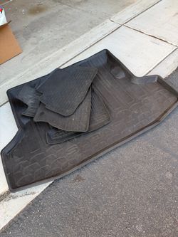 OEM 2022+ Subaru Rubber Floor Mats and Cargo Liner Set