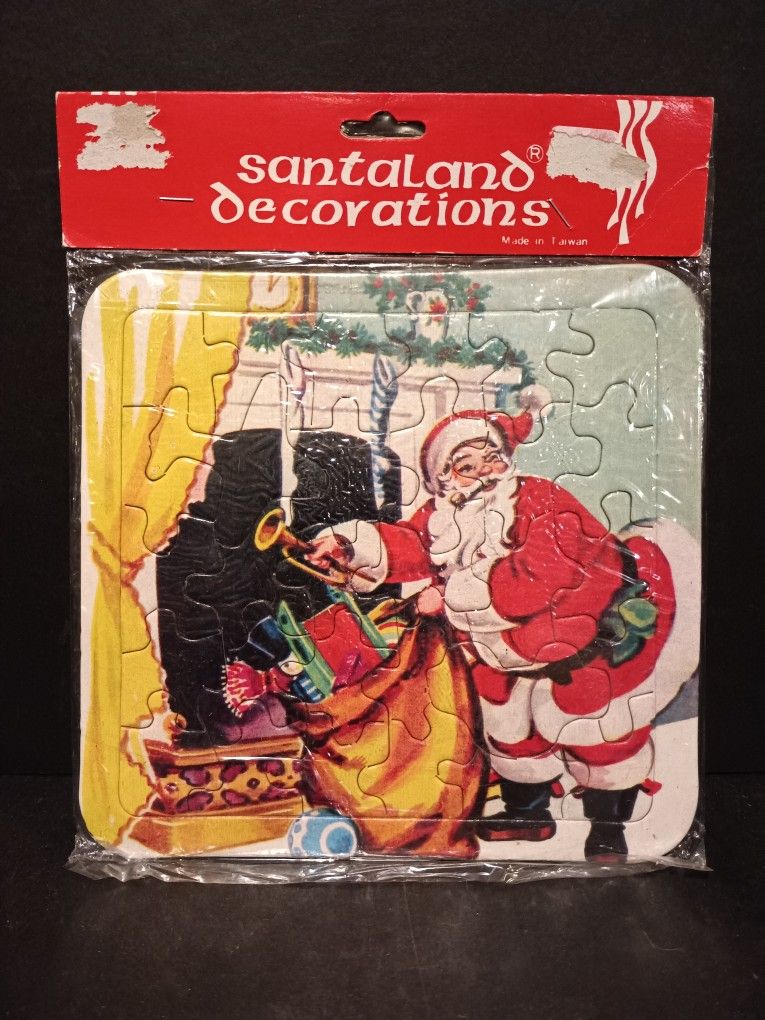 Vintage Santa Puzzle Unopened 