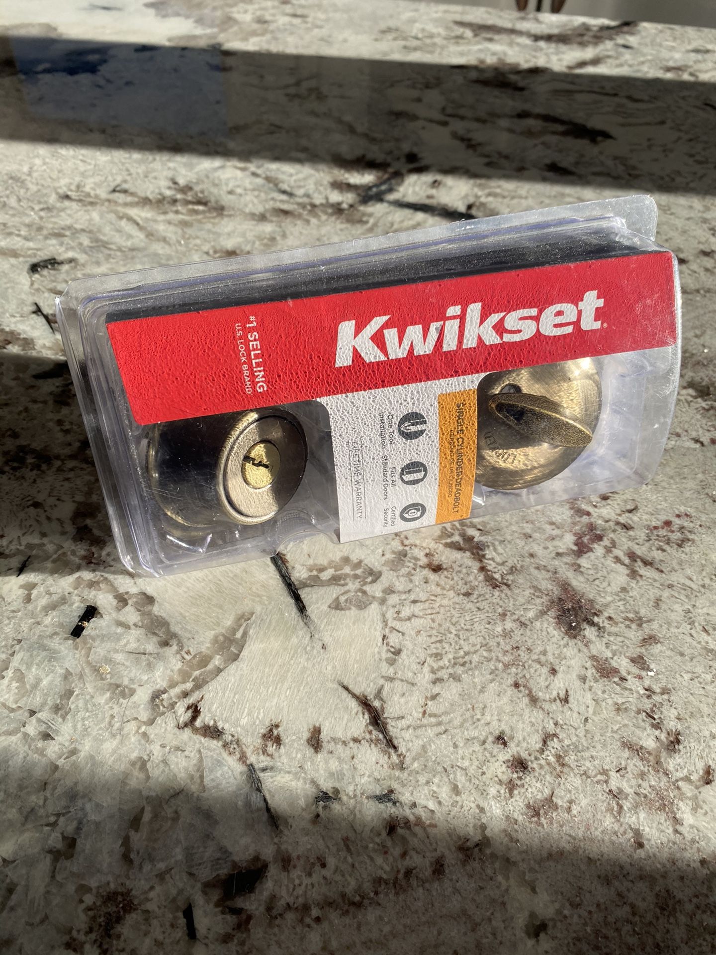 Kwikset Single Cylinder Deadbolt