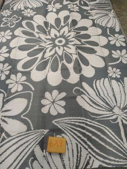 New 6 X 9 waterproof outdoor reversible to v you mat