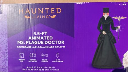 Halloween animated plague Dr 5.5 tall