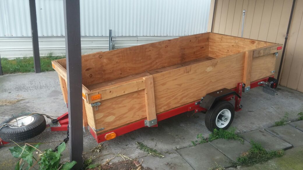 4x8 Folding Utility Trailer for Sale in Marysville, WA OfferUp