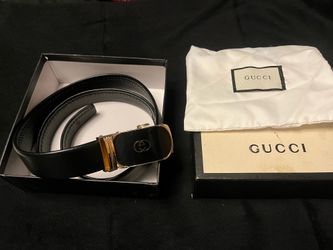 Black & Gold Gucci Belt size 50/125