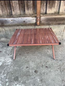 Folding Roll-Top Camping Table