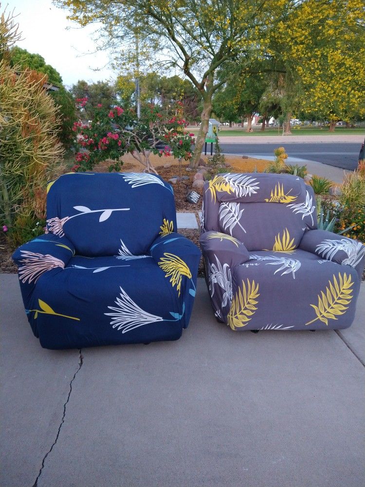 Two Oversized Rocking Reclining Armchairs + Sleeper Sofa β $20 Each