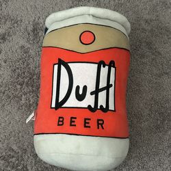 10’ inch Duff Beer can plush universal studios