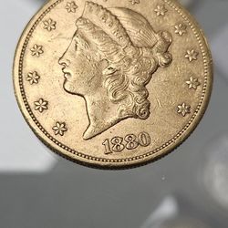 1880 S $20 Gold piece - $100 over MELT 