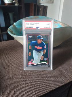 2014 Topps Chrome Jose Ramirez Rookie PSA 6