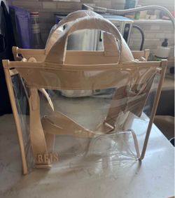 Beis beige stadium tote