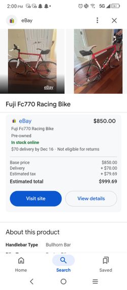 Fuji Fc770 Racing Bike