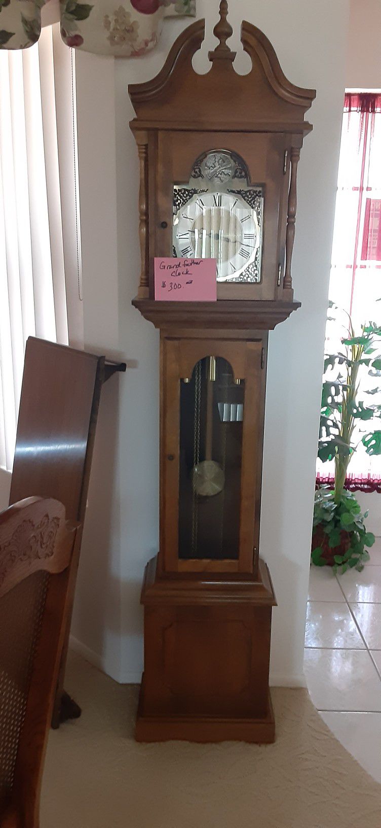 Working Grandfather Clock $150