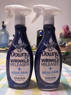 Downy Wrinkle Releaser Plus Aqua Rain Fabric Spray 2 bottles(5 EACH$)