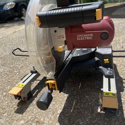 Chicago Electric Power Tool 10in. Sliding Compound Miter Saw