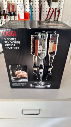 3 Bottle Revolving Beverage Dispenser