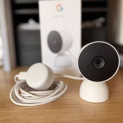 Google Nest Cam Indoor (Wired) – White – Works Great! 📹 $30