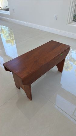 Solid Cherry Bench