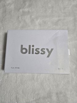 Blissy 100% mulberry silk queen pillowcase pure white