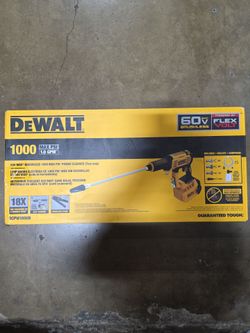Dewalt Brushless 1000 PSI Power Cleaner/Pressure Washer