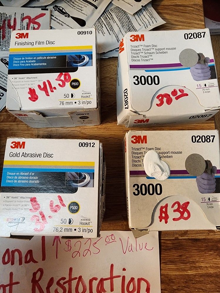 Professional Headlight Restoration Supplies By 3M