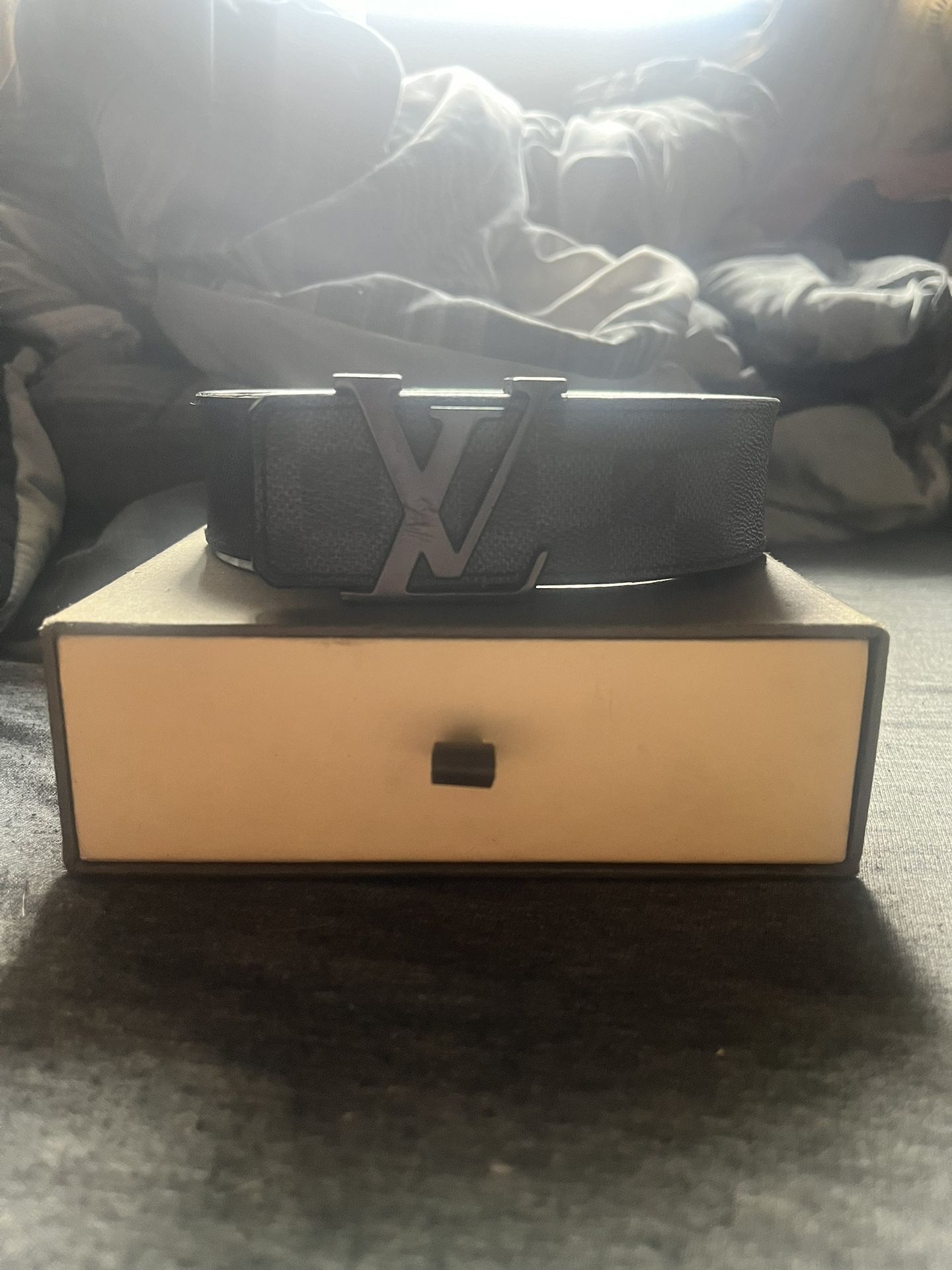 Louis Vuitton Belt Damier Graphite 