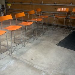Wooden Bar table chairs 