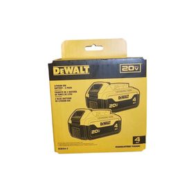 DeWalt 4AH 20v Battery's 