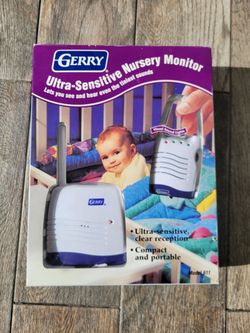 Gerry Ultra-Sensitive Nursery Baby Monitor Model 611