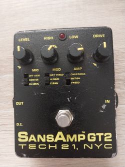 SansAmp GT2 Tube Amp Emulator