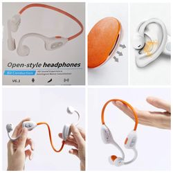 New Air Conduction Open Style Headphones Playing time 16hours estimated has mic Firm $15 1604-Hausman