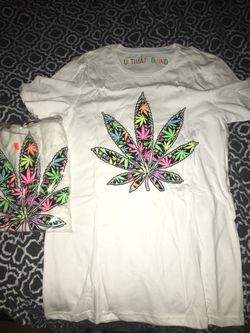 Neon Weed Plant Glow In The Dark 20$ By @UltimateGrindInc