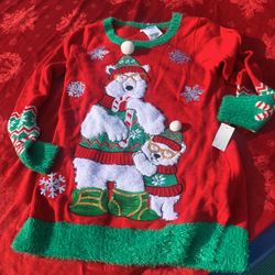 christmas sweater womens small new with tags