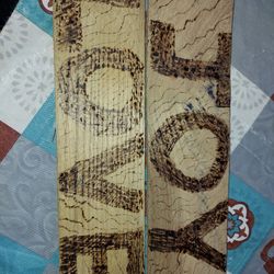 Burn Wood Sign