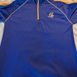NBA Los Angeles Lakers 1/4 Zip Pullover Sweatshirt - Mens Large