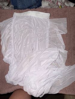 White Mesh Pants
