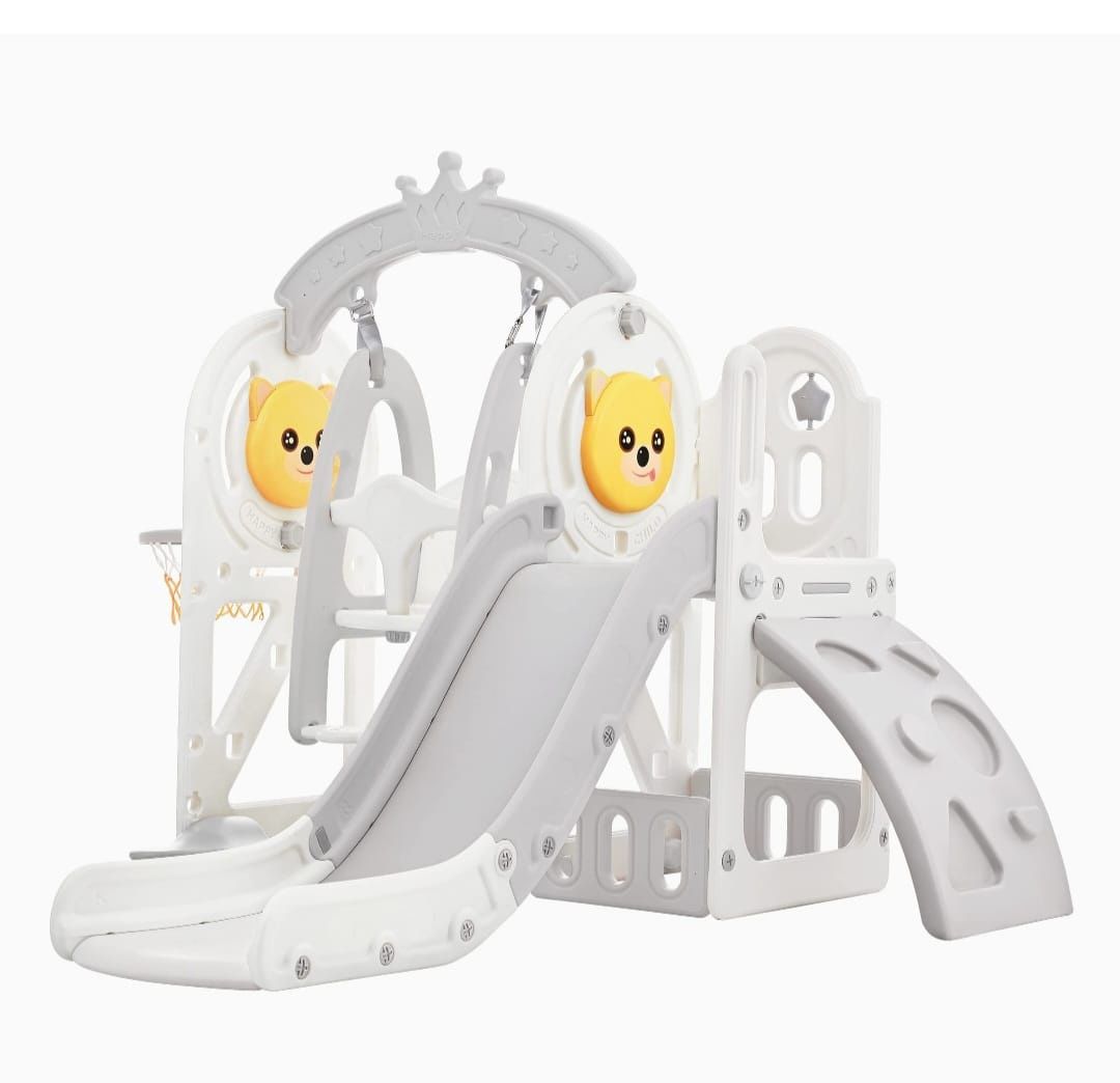 Playground Juego De Tobogan Y Columpio