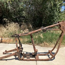 1970s Harley Davidson Shovelhead Frame