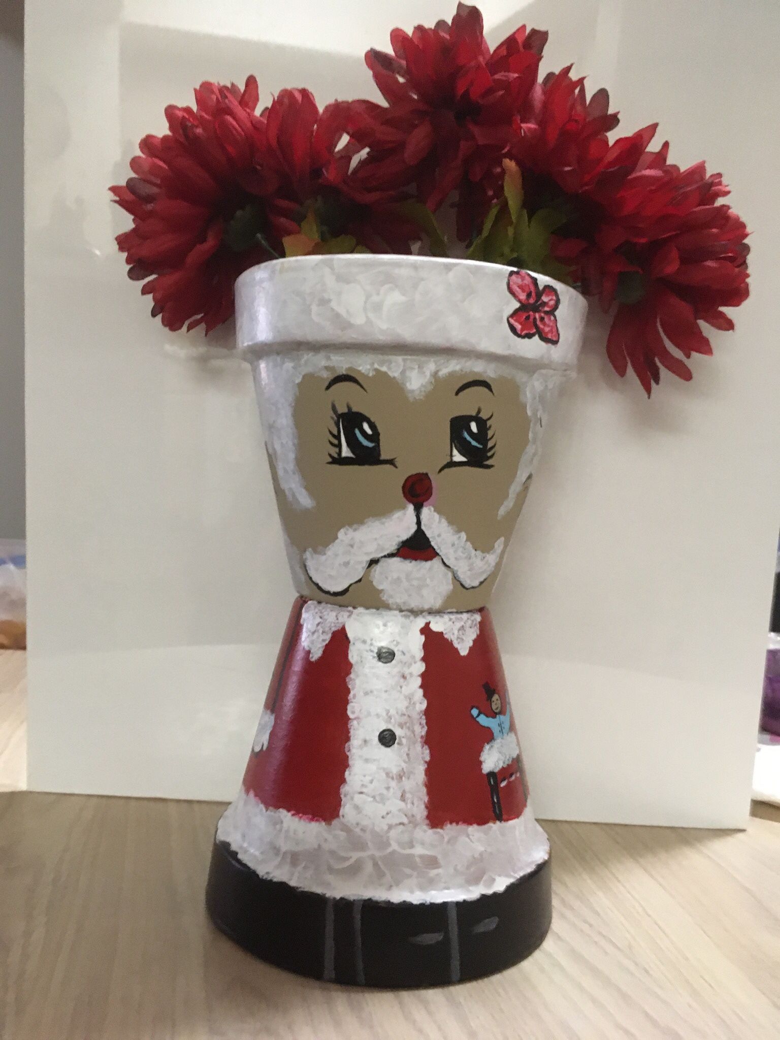  Santa Claus Pot Person