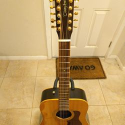 Tanglewood TW28/12 DLX 12-String Acoustic Guitar, Solid Spruce Top, Mohogany Back/Sides