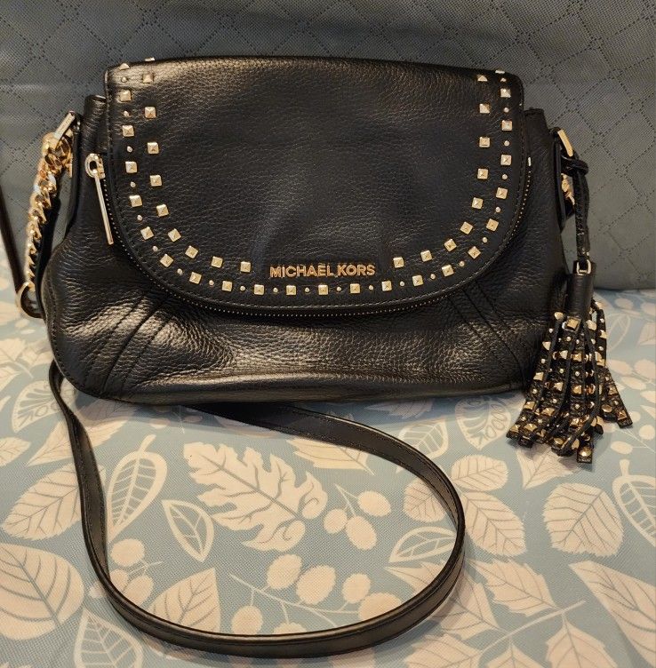 Michael Kors Studded Crossbody Bag with Detachable Strap