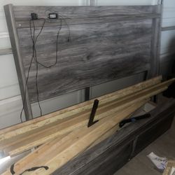 Wayfair Driftwood Gray Queen Bed Frame With Storage 