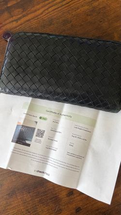 Bottega Veneta Intrecciato Leather Zip Wallet
