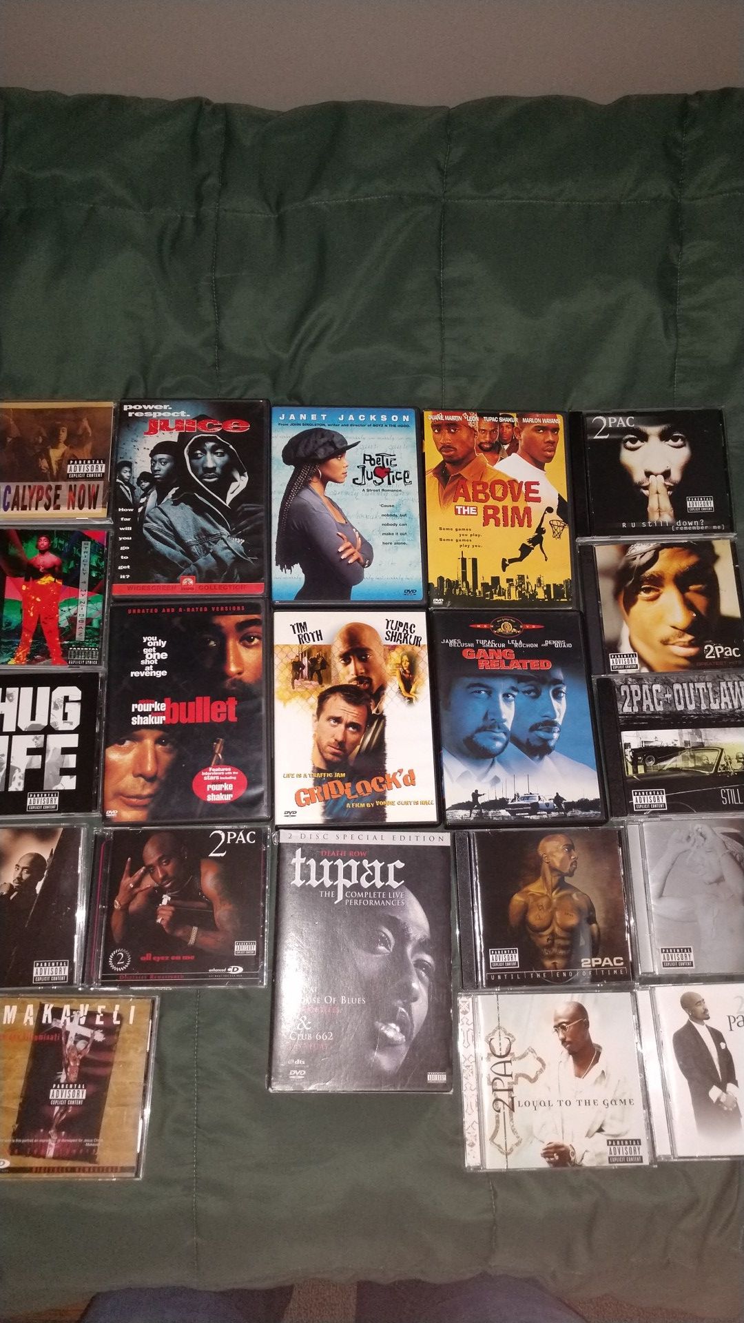 Tupac 2pac collection CD albums and movies