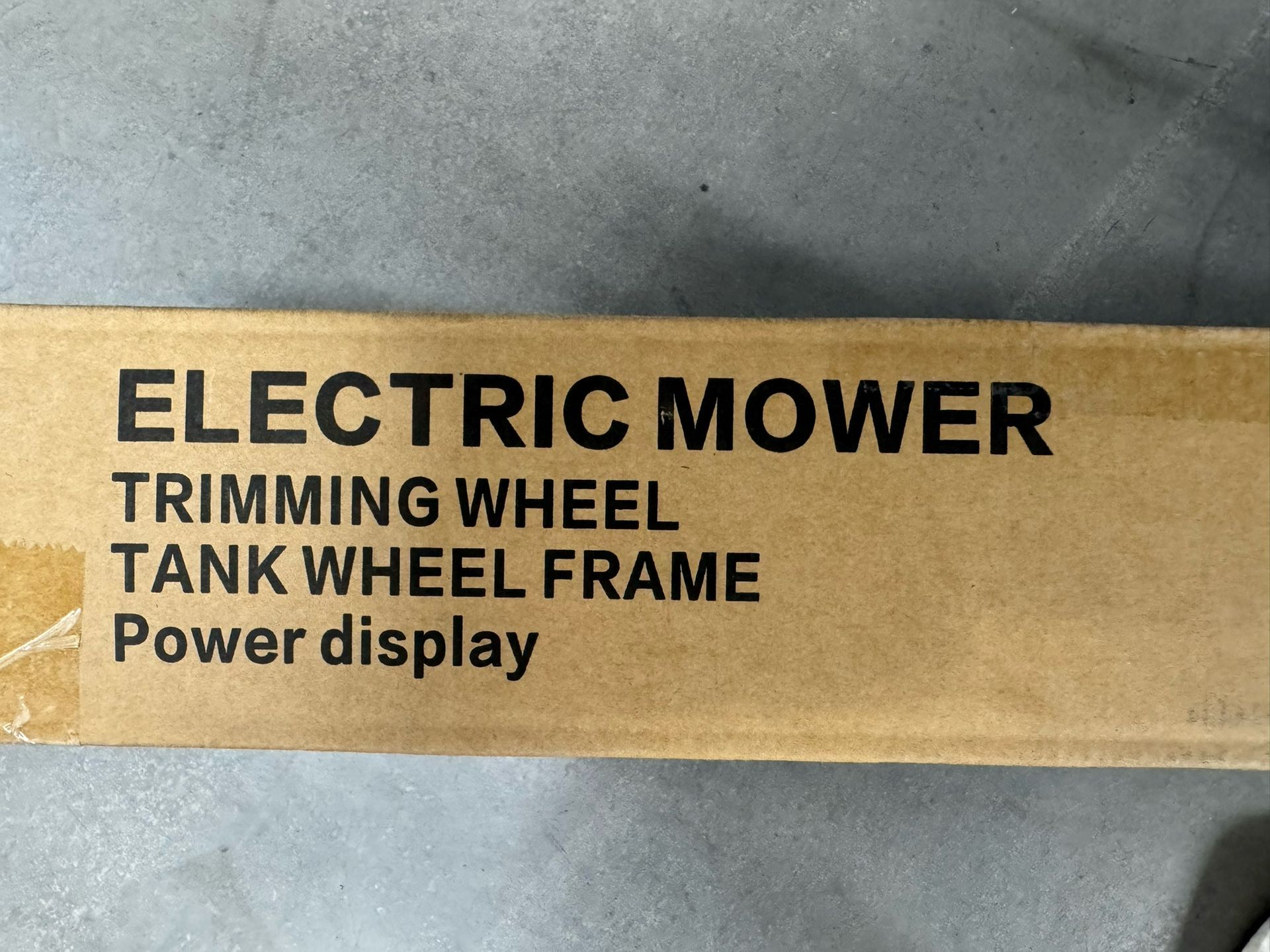 Electric Mower With Trimming Wheel Lawnmower