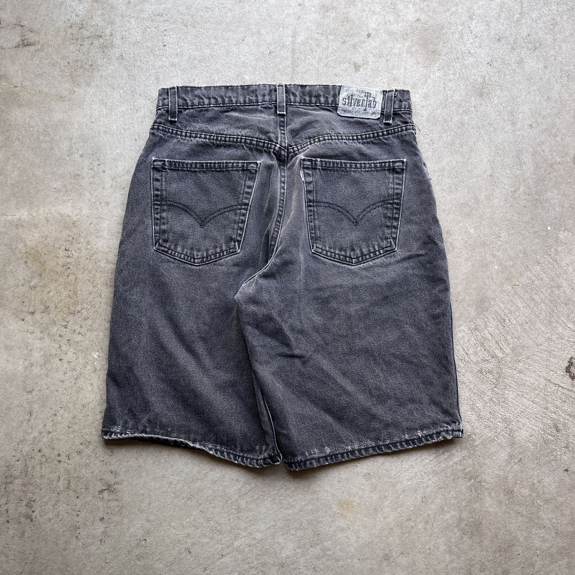 Vintage Levi’s Silver Tab Baggy Faded Black Jorts
