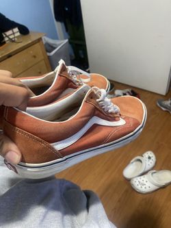Orange Old School Vans