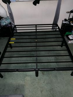 Cali king metal bed frame
