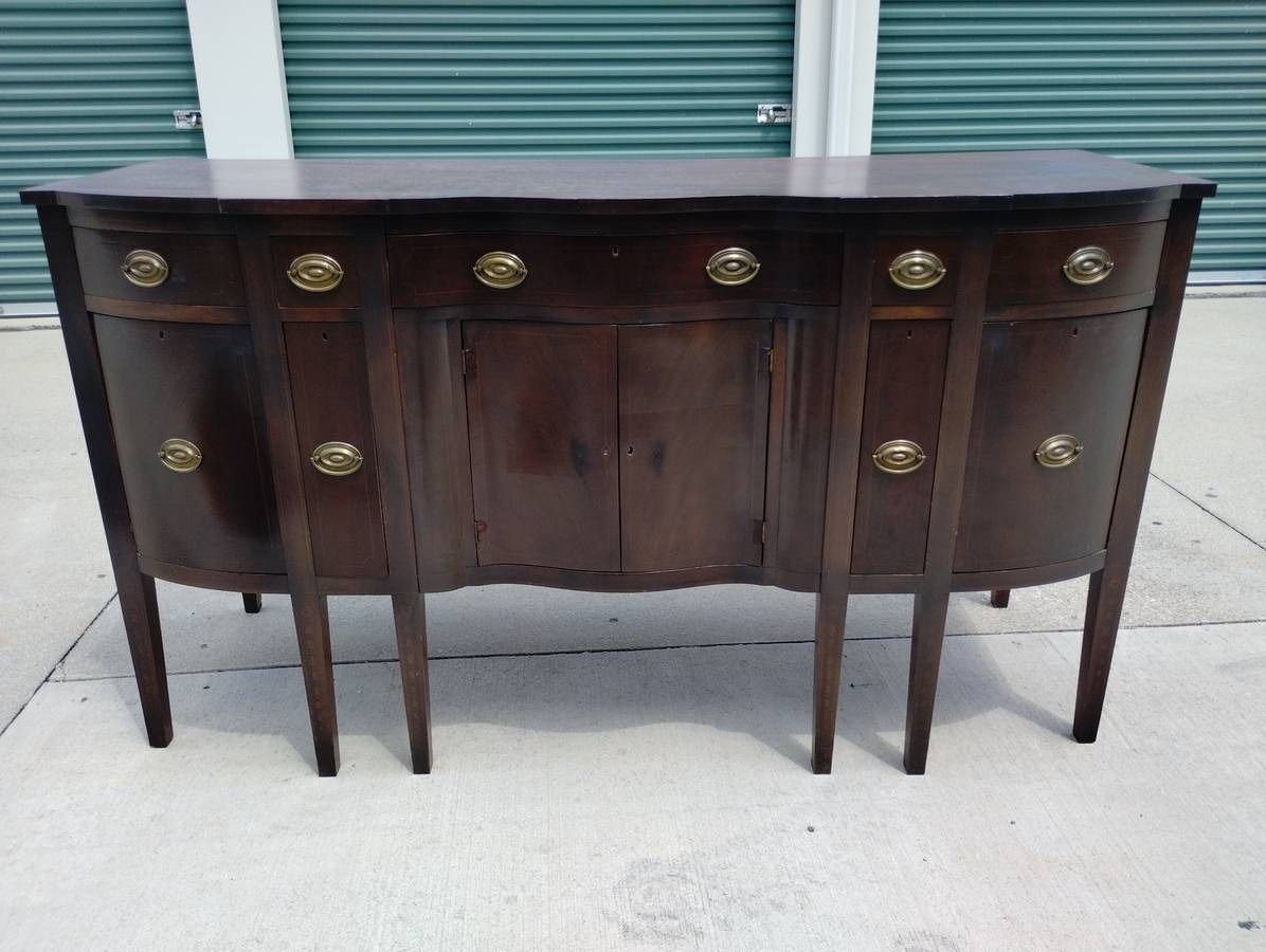 Early/Mid 1800's Duncan Phyfe Hepplewhite Mahogany Buffet